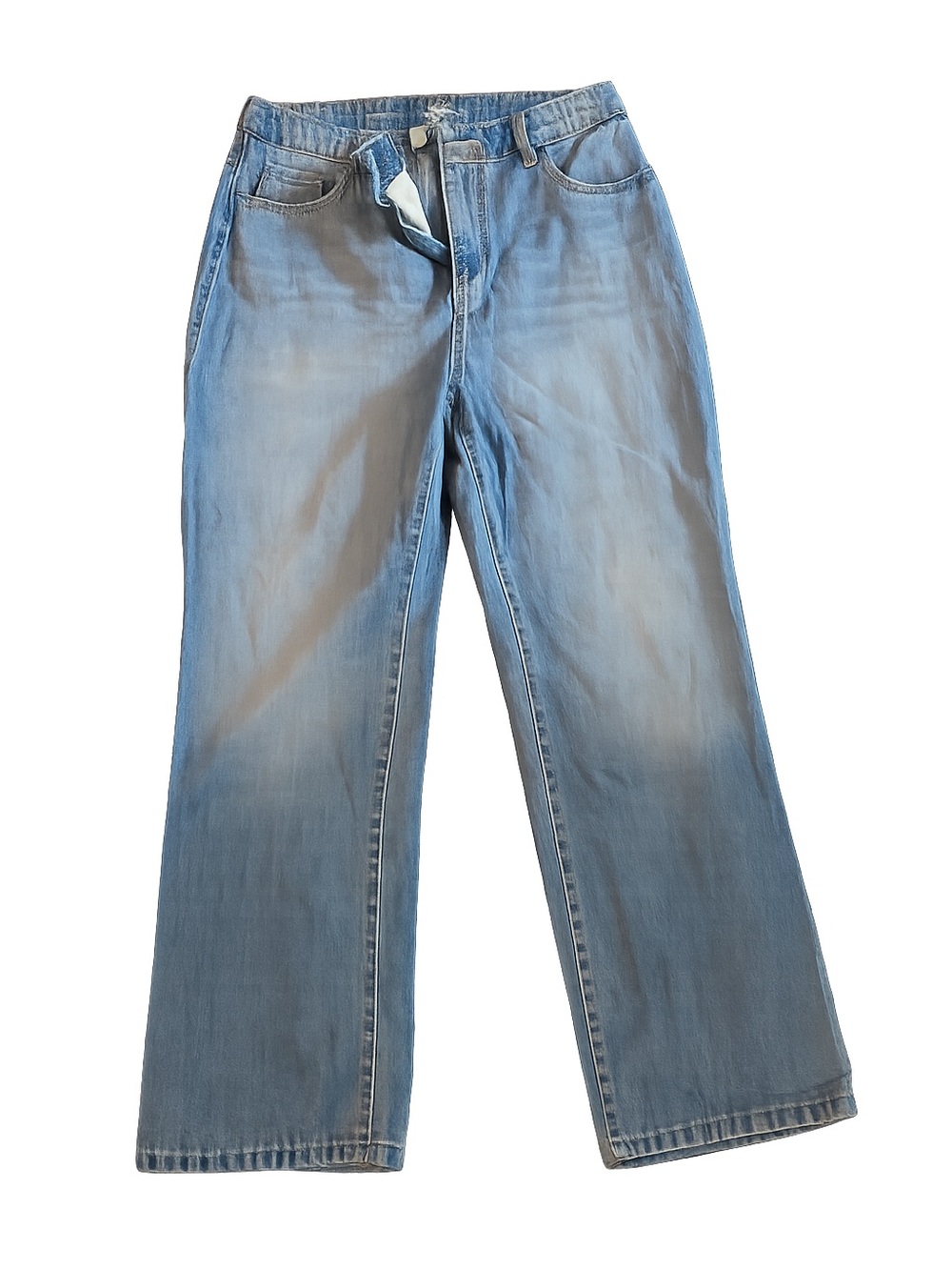 Style & Co. Women's Wide-Leg Jeans in Medium Blue Wash